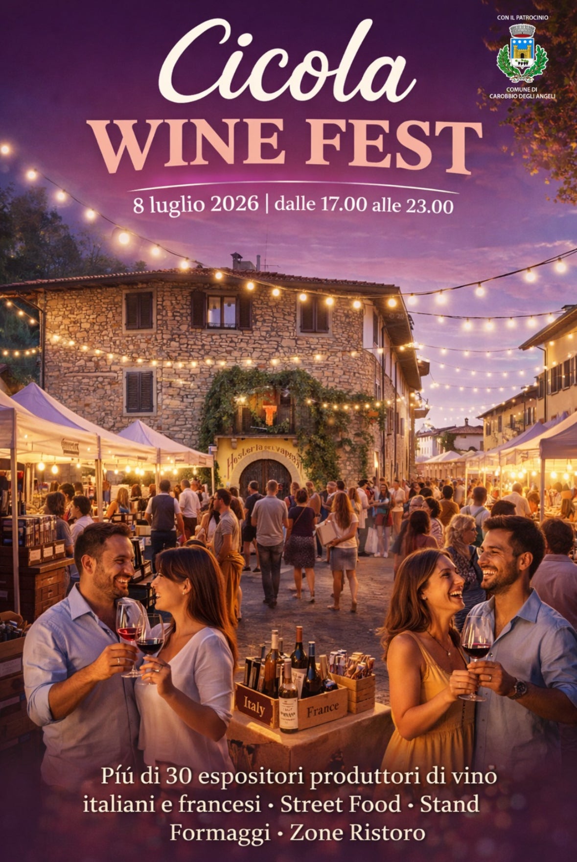 Biglietto Cicola Wine Fest - 8 Luglio 2026